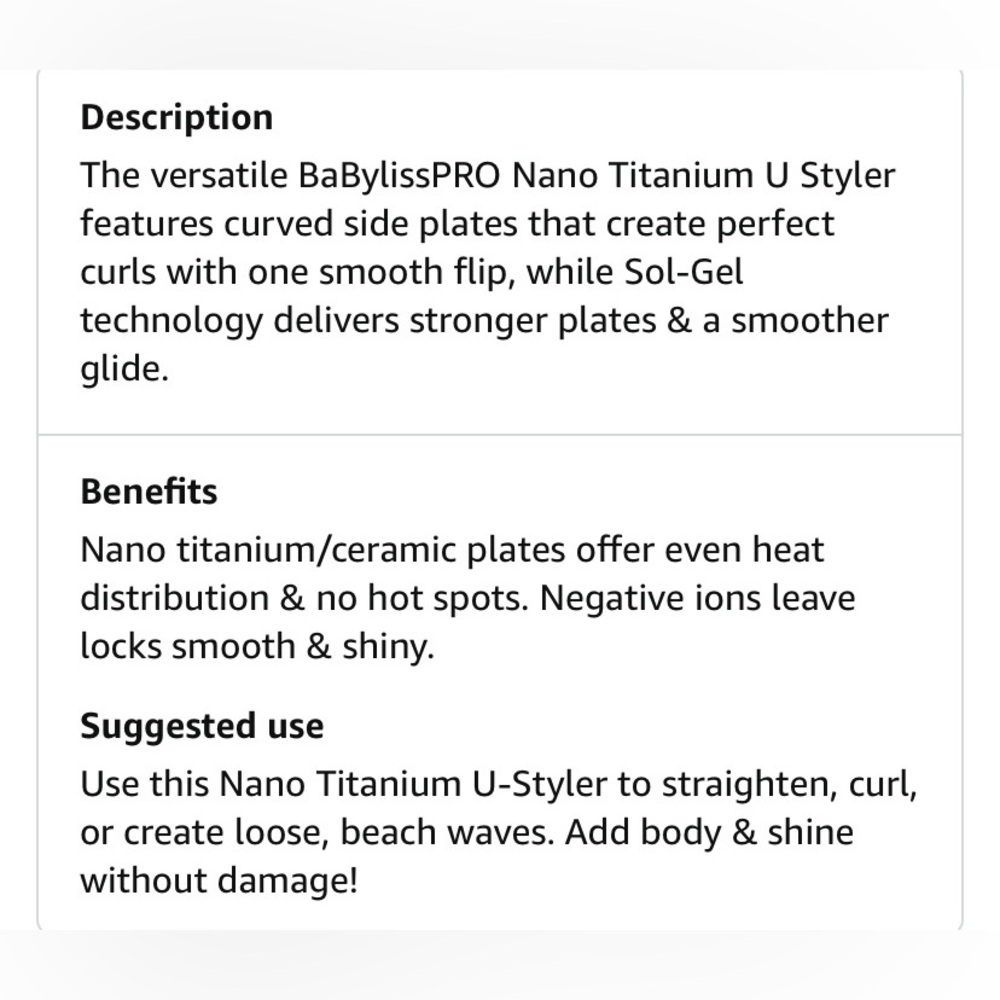 BaBylissPRO Nano Titanium U-Styler - Light Blue - Picture 10 of 12
